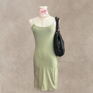 Sage Green Ambiance Apparel Bodycon Womens Dress